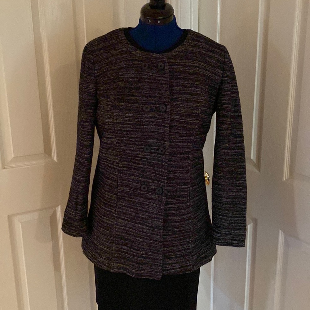 Wool cotton blend jacket